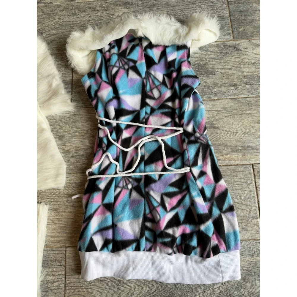 Monster High Abbey Bominable Halloween Costume Medium Rubies Faux Fur Yeti Girls